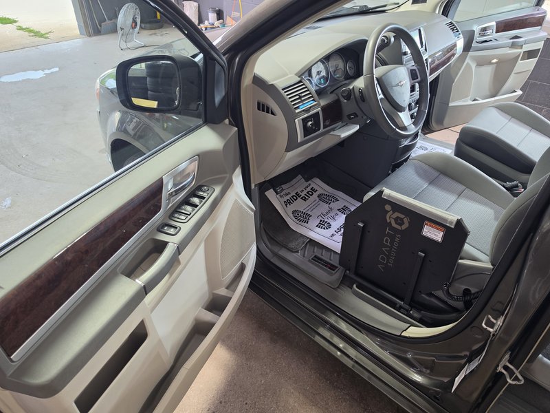 Driver's door panel and dashboard cleaned during a Hartford, WI auto detail