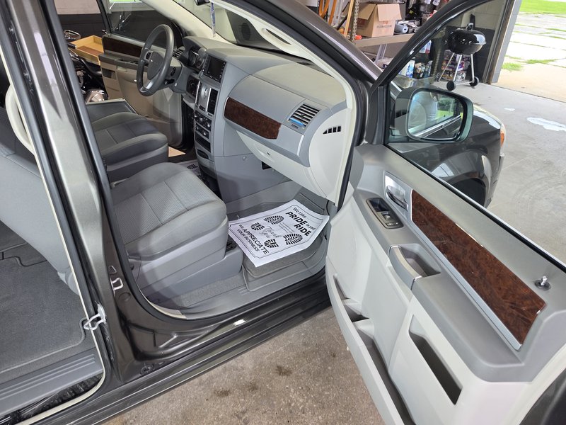 Front passenger seat and door detailed by Sudz Up Detailing, Hartford WI